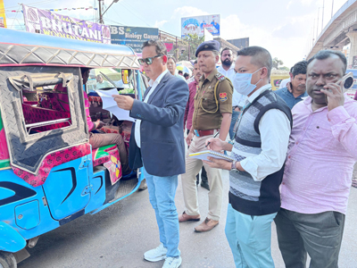 Transport department and Traffic unit of Tripura Police conducted a joint enforcement drive against unauthorised auto rickshaws at Agartala City on December 17.